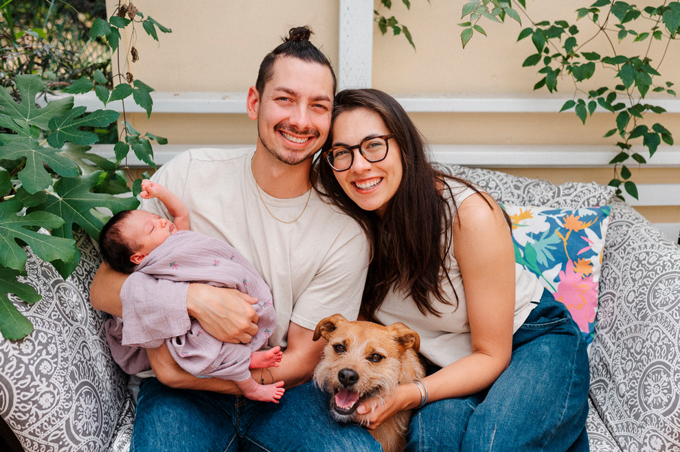Olivia Orosco, Devin Bales and Violeta Mei Orosco-Bales