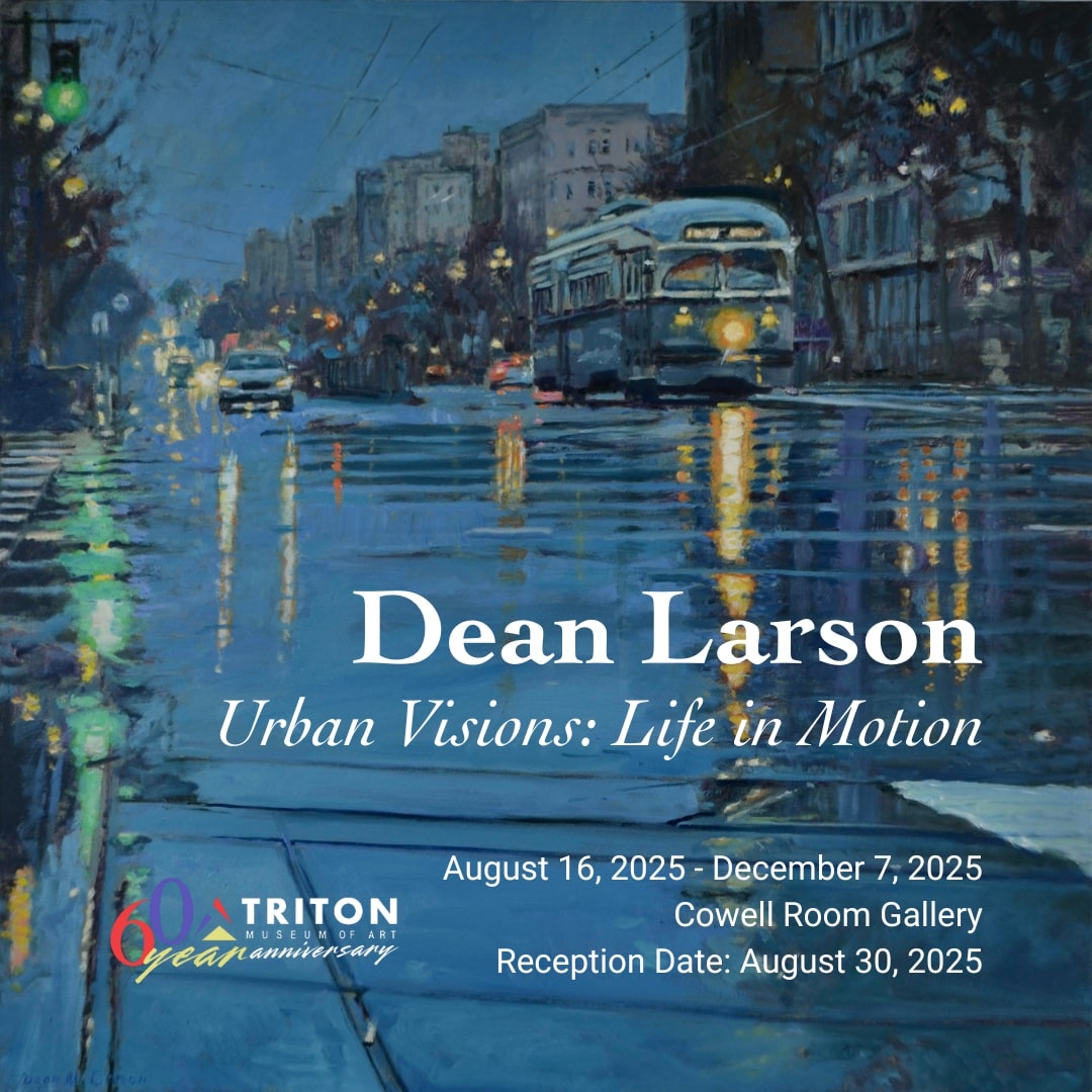Dean Larson's Urban Visions: Life in Motion Exhibit. August 16 through December 7, 2025.