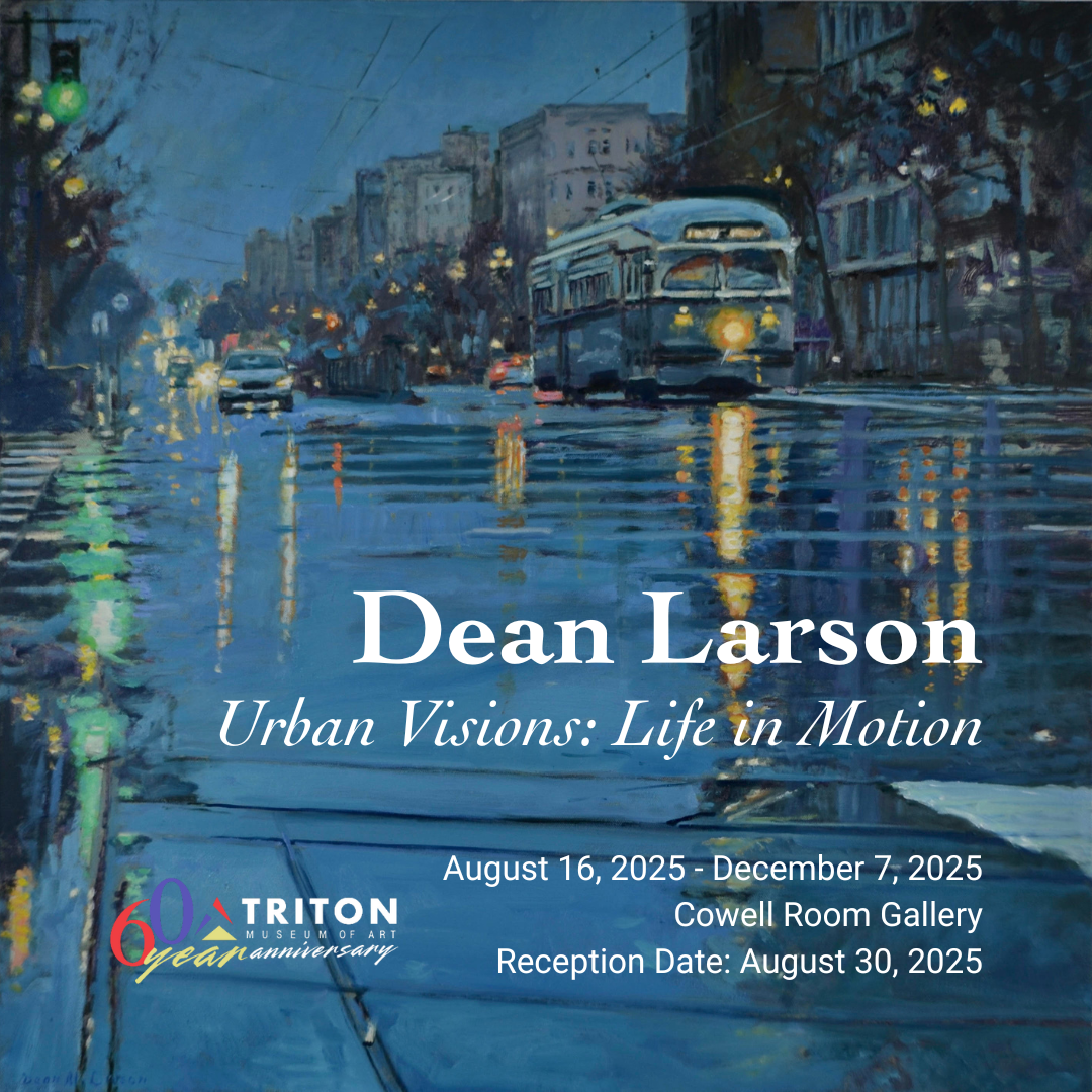 Dean Larson's Urban Visions: Life in Motion Exhibit. August 16 through December 7, 2025.