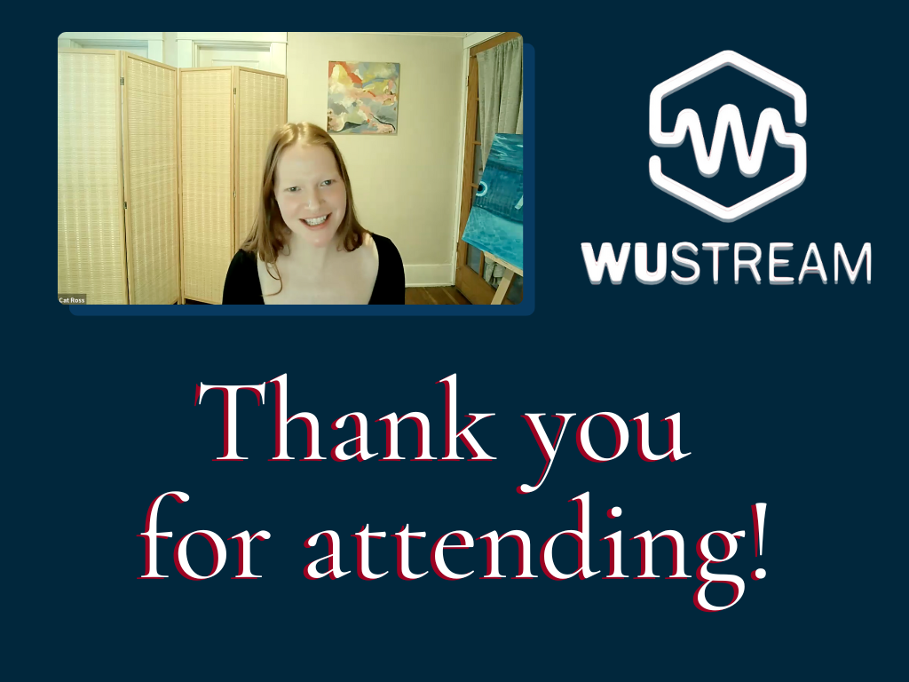 cat ross Thank you WU Stream