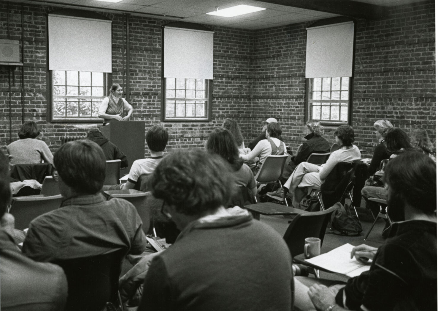 Carol Long lectures in 1982