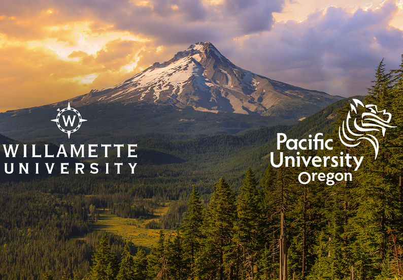 Willamette and Pacific University logos
